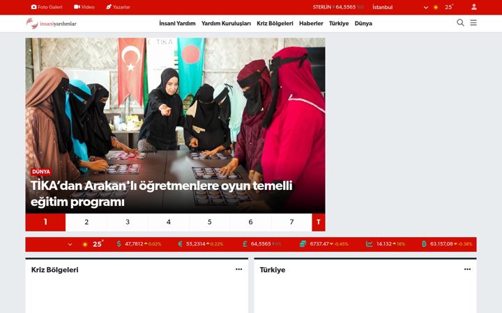 Screenshot of insaniyardimlar.com