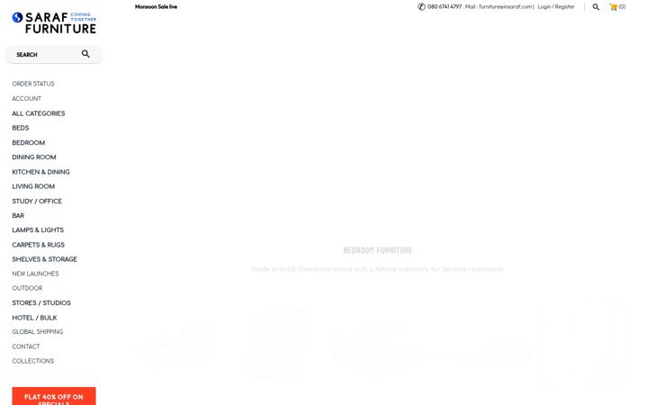 Screenshot of insaraf.com