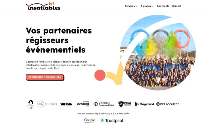 Screenshot of insatiables.fr