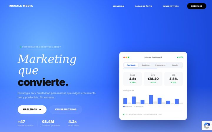 Screenshot of inscalemedia.com