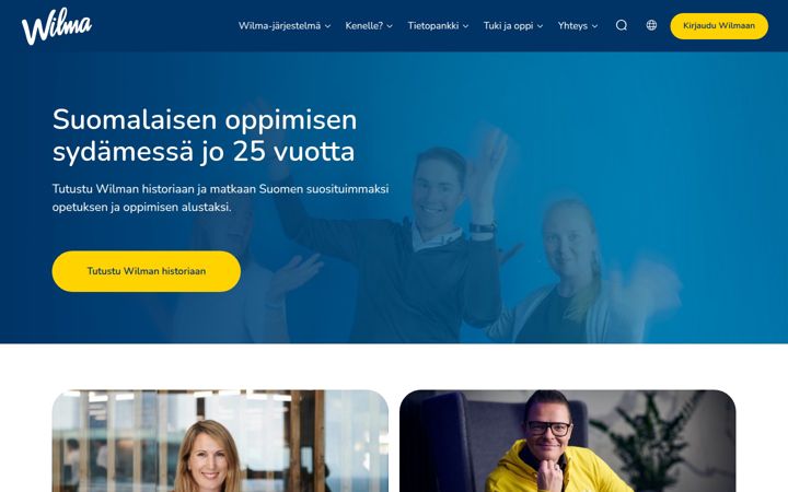 Screenshot of inschool.fi