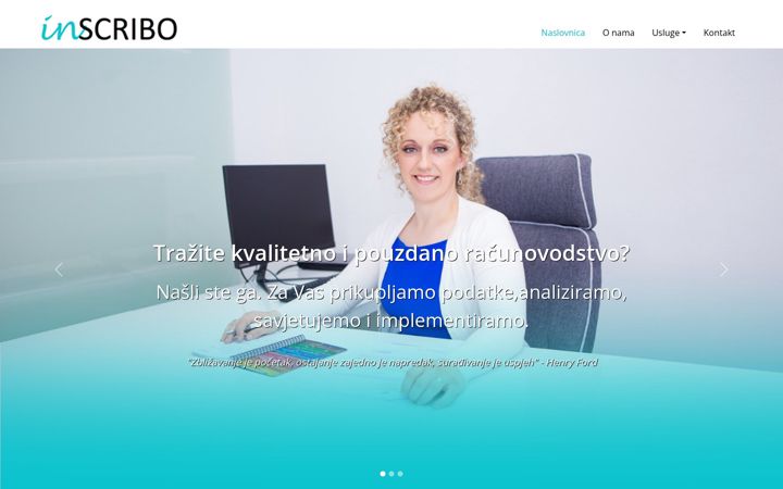 Screenshot of inscribo.hr