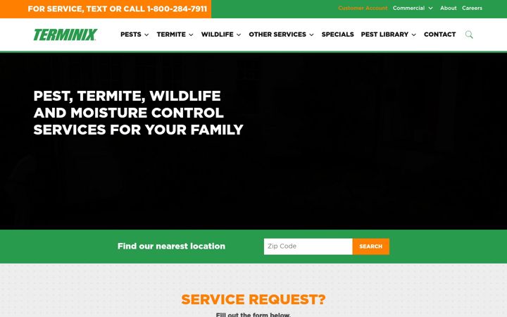 Screenshot of insect.com