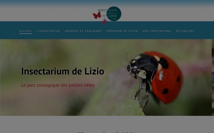 Screenshot of insectariumdelizio.fr