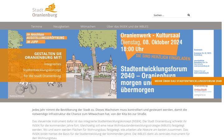 Ekrano kopija insek-oranienburg.de