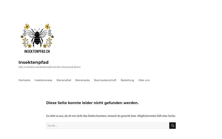 Screenshot of insektenpfad.ch