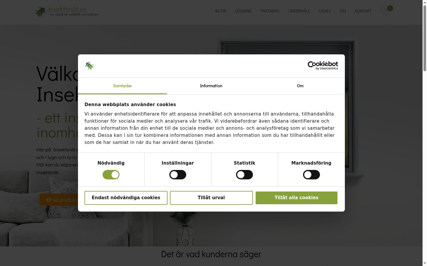 Sutikimo reklamjuostės, rodytos prieš bet kokią sąveiką, ekrano kopija