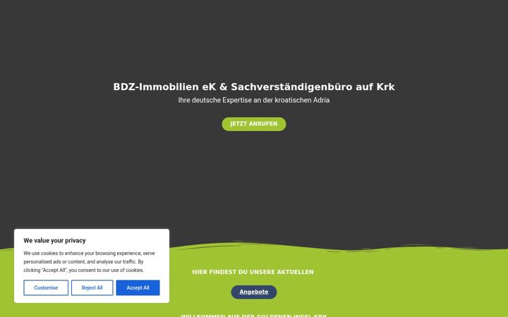 Screenshot of insel-krk-immobilien.de