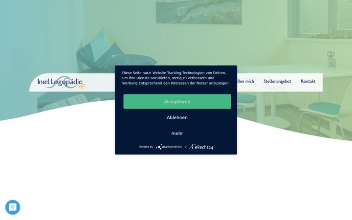 Screenshot of insel-logopaedie-sylt.de