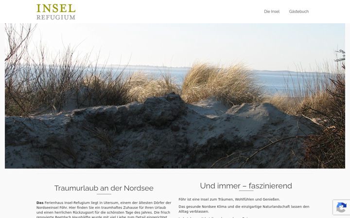 Screenshot of insel-refugium.de