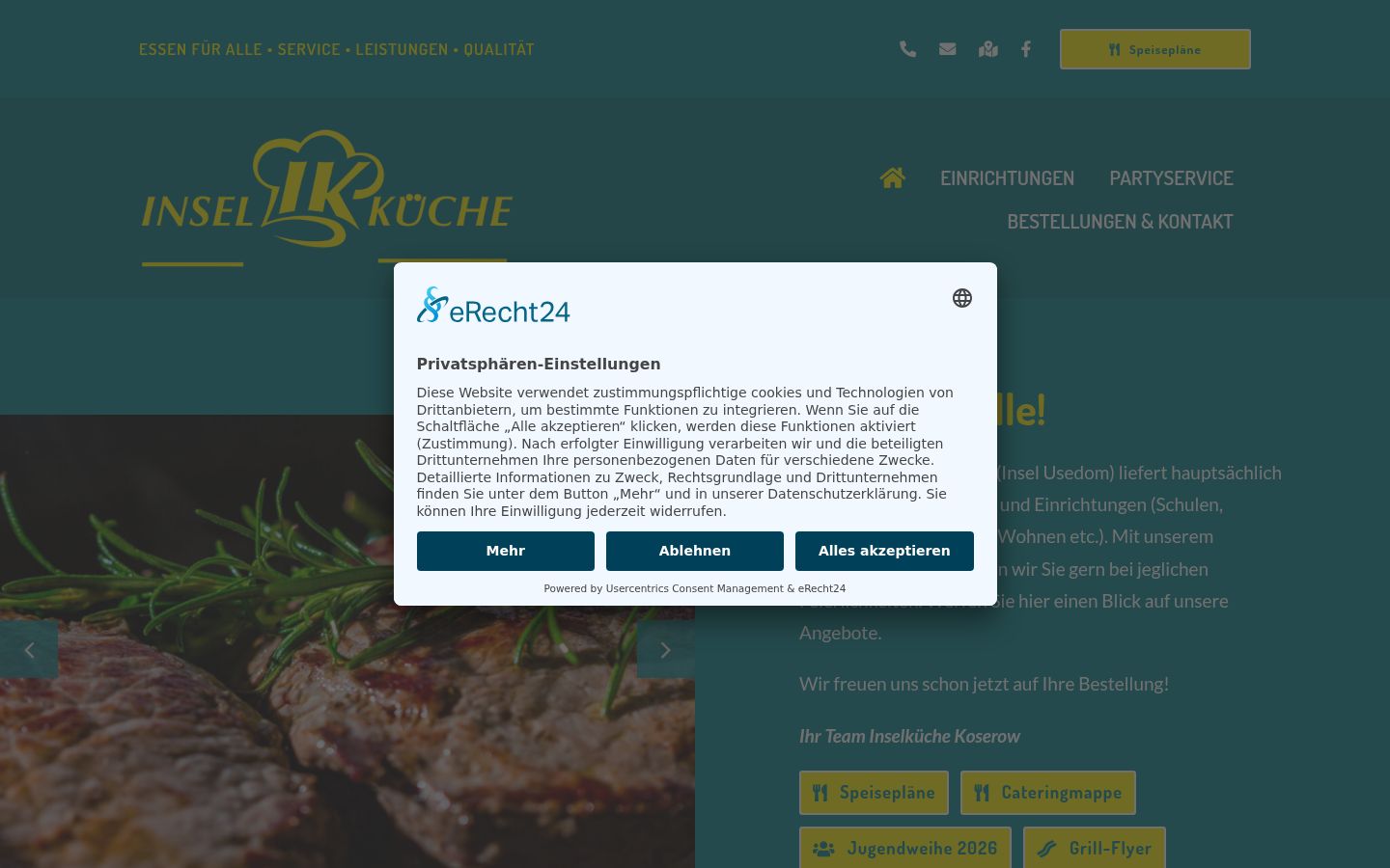 Screenshot tal-banner tal-kunsens muri qabel kwalunkwe interazzjoni