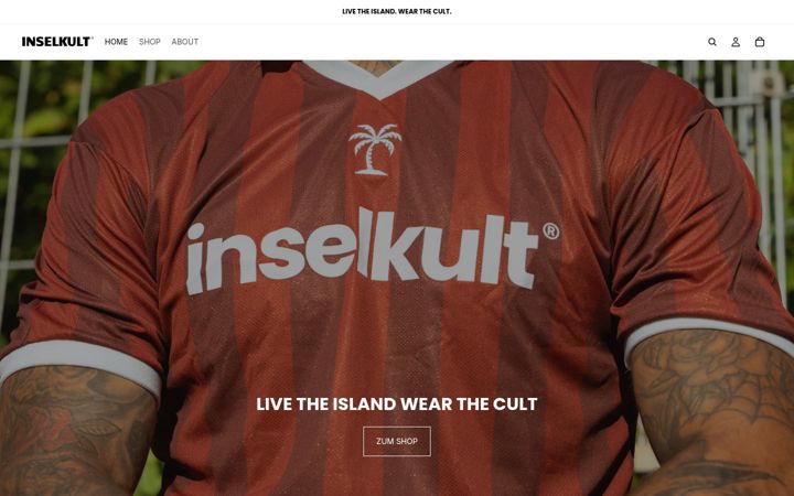 Screenshot of inselkult.com