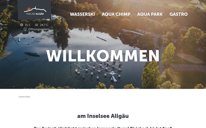 Screenshot of inselsee-allgaeu.de