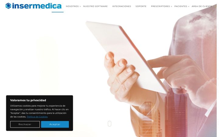 Screenshot of insermedica.es