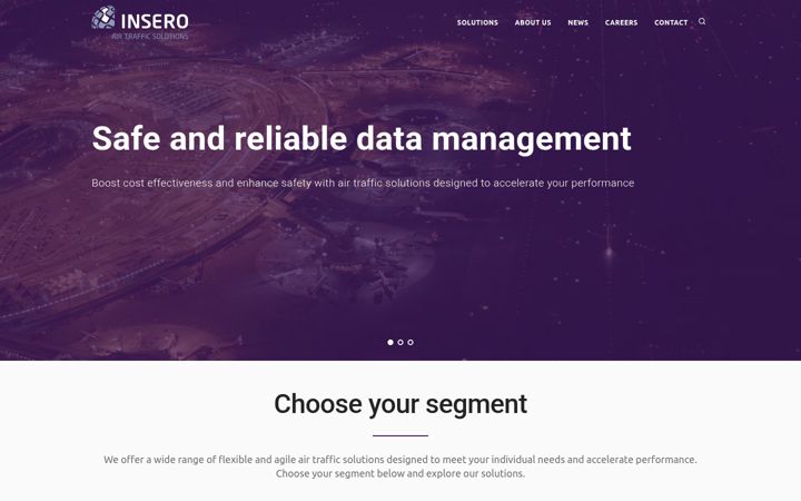 Screenshot of inseroairtrafficsolutions.com