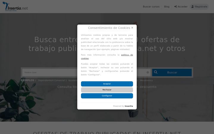 Screenshot of insertia.net
