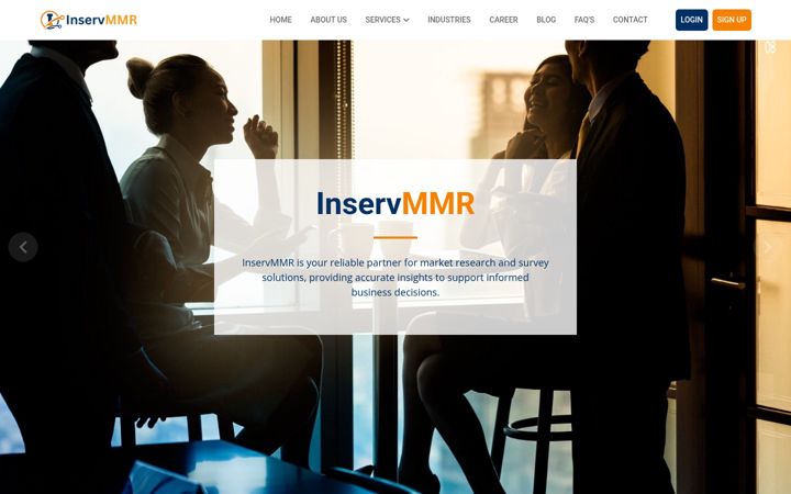 Screenshot of inservmmr.com