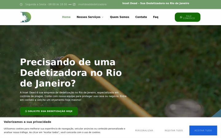 Screenshot of insetdead.com.br