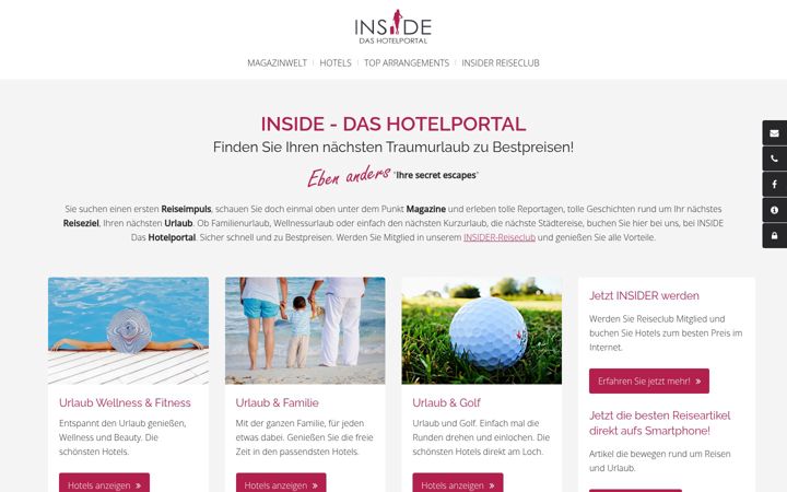 Screenshot of inside-hotelportal.de