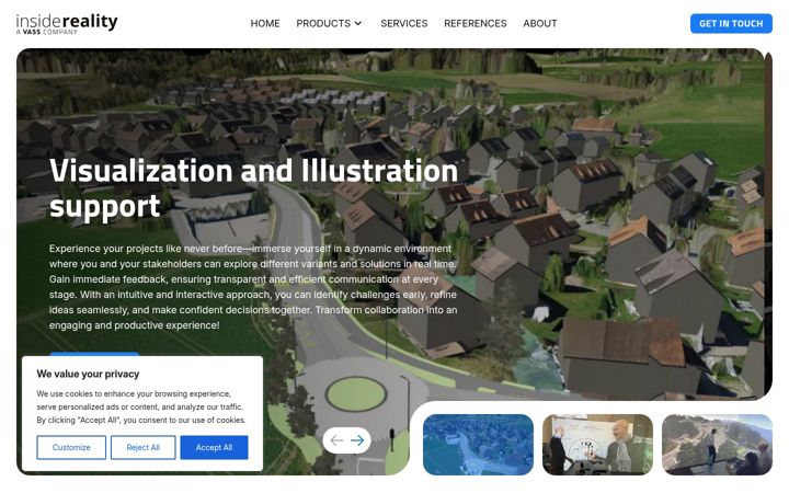 Screenshot of inside-reality.com
