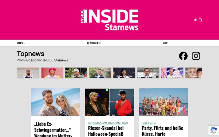 Screenshot of inside-starnews.de