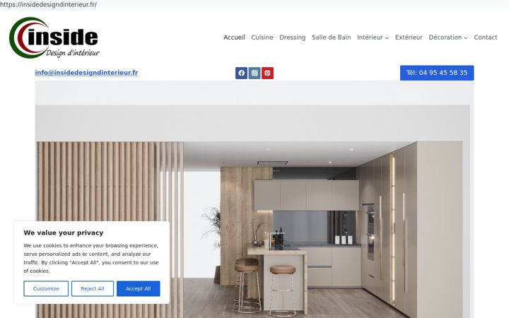 Screenshot of insidedesigndinterieur.fr
