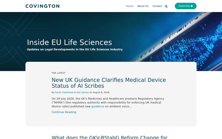 Screenshot of insideeulifesciences.com