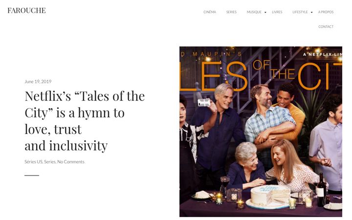 Screenshot of insidefarouche.com