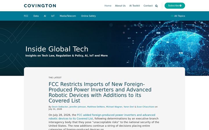 Screenshot of insideglobaltech.com
