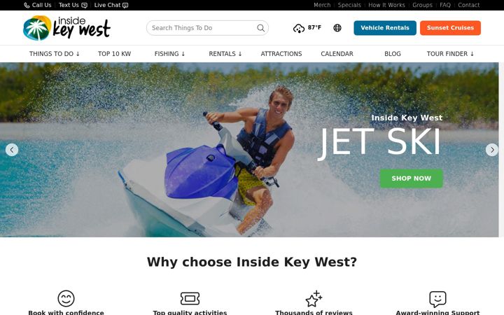 Screenshot of insidekeywest.com