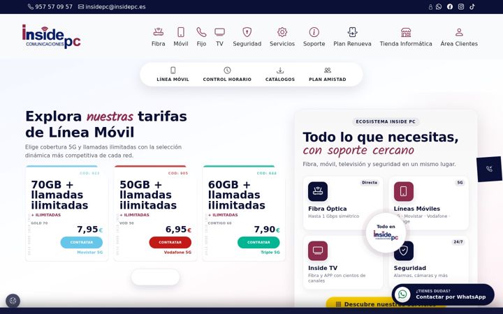 Screenshot of insidepc.es