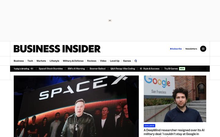 Zrzut ekranu insider.com