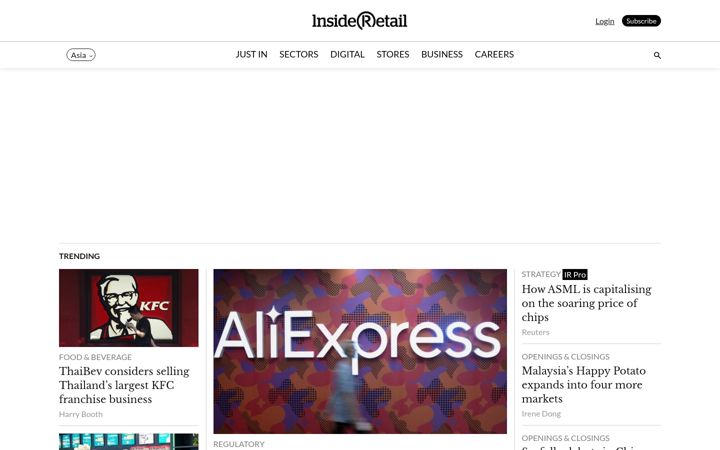 Screenshot di insideretail.asia