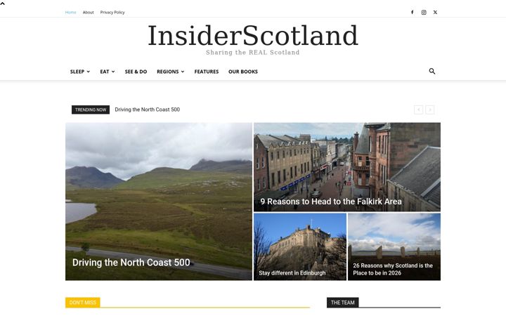 Screenshot of insiderscotland.com