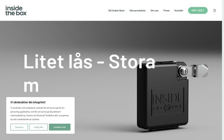 Screenshot of insidethebox.se