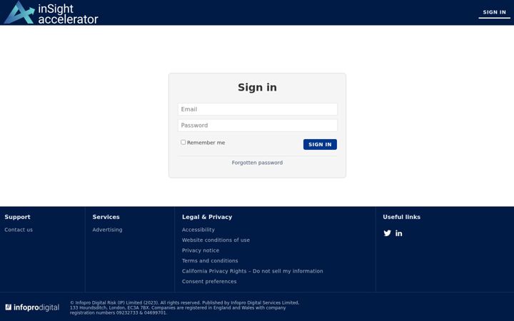 Screenshot of insight-accelerator.net