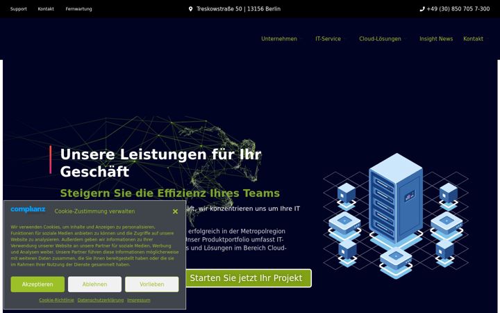 Screenshot von insight-it.de