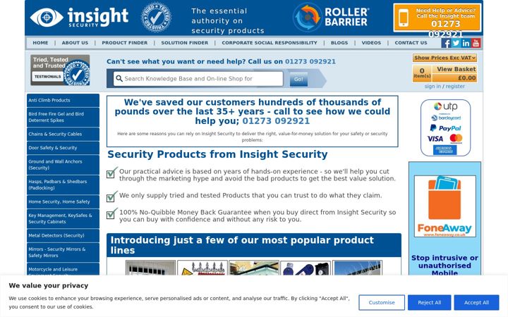 Snímek obrazovky insight-security.com