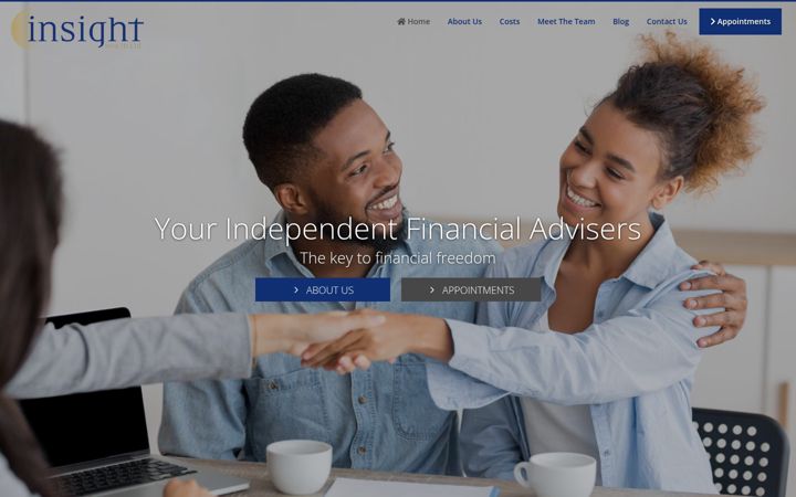Screenshot of insight-wealth.co.uk