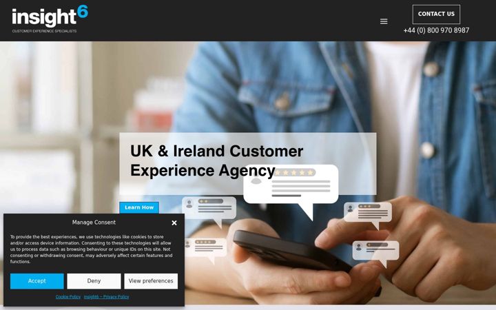 Snímek obrazovky insight6.com