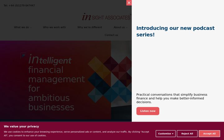 Screenshot of insightassociates.co.uk
