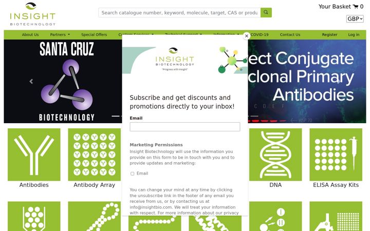 Screenshot of insightbio.com