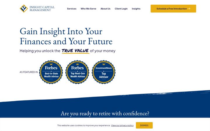 Screenshot of insightcapmgmt.com