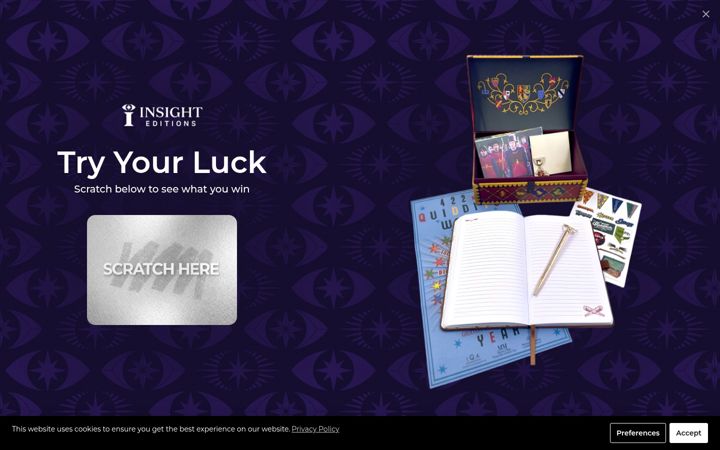 Screenshot of insighteditions.com