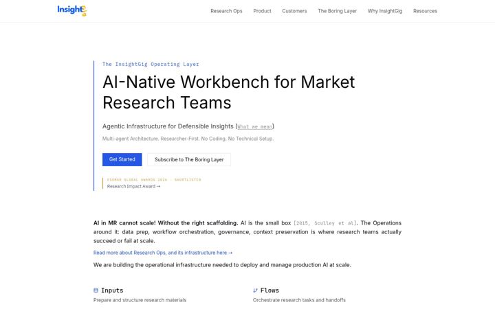 Screenshot of insightgig.com