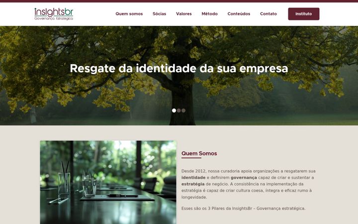 Screenshot of insightsbr.com