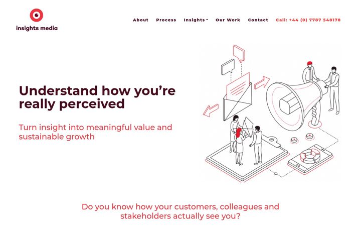Screenshot of insightsmedia.co.uk
