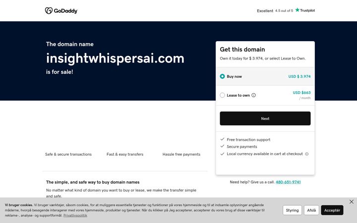 Screenshot of insightwhispersai.com