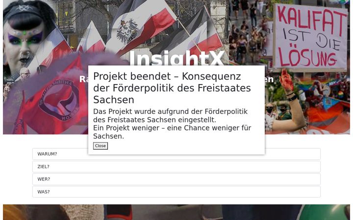 Screenshot of insightx.eu