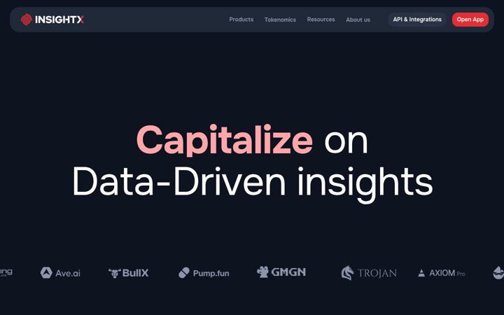 Screenshot of insightx.network